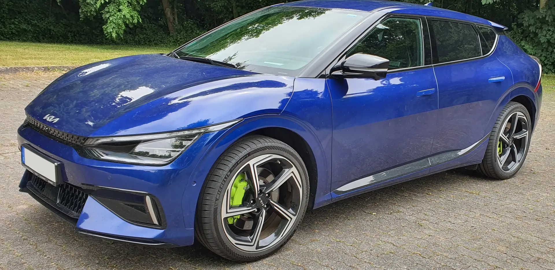 Kia EV6 EV6 77,4-kWh AWD GT Blau - 1