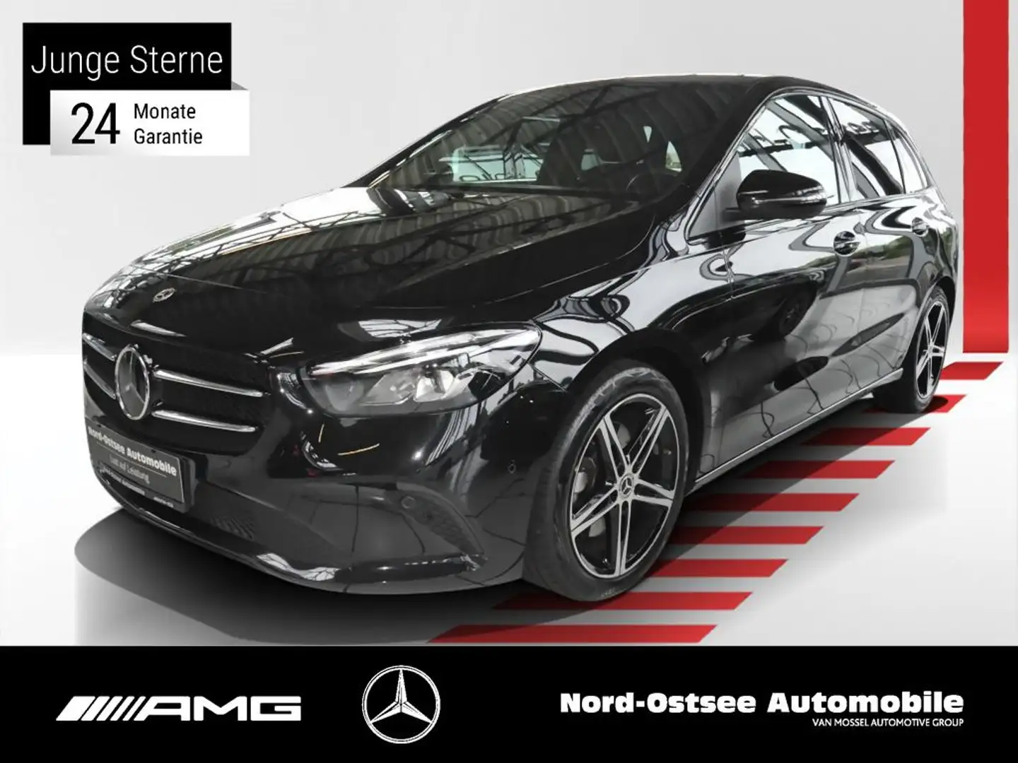 Mercedes-Benz B 220 d PROGRESSIVE KAMERA NIGHT LED KEYLESS SHZ Zwart - 1