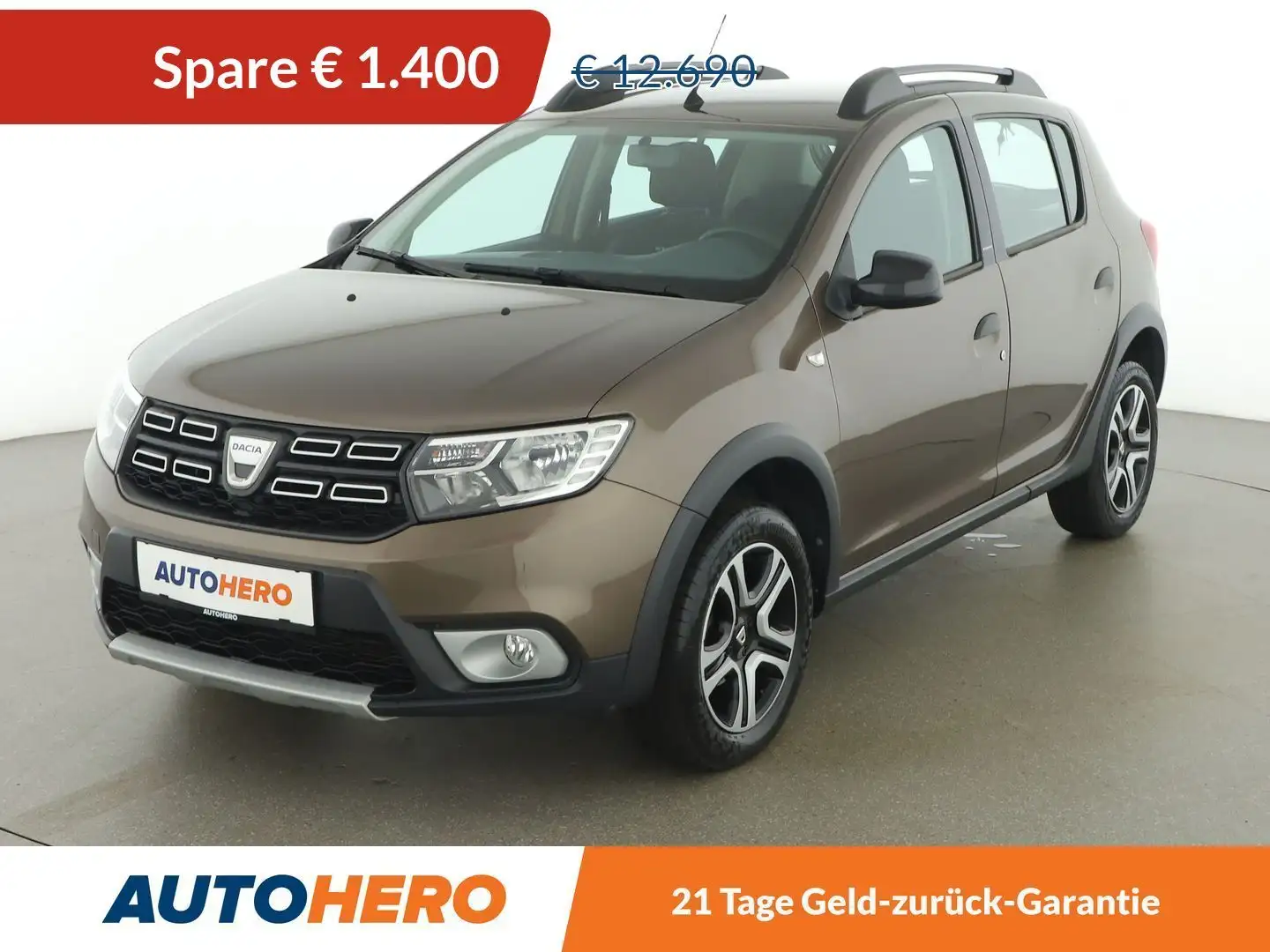 Dacia Sandero 0.9 TCe Stepway Style *CAM*NAVI*BT*KLIMAAUTO* Braun - 1