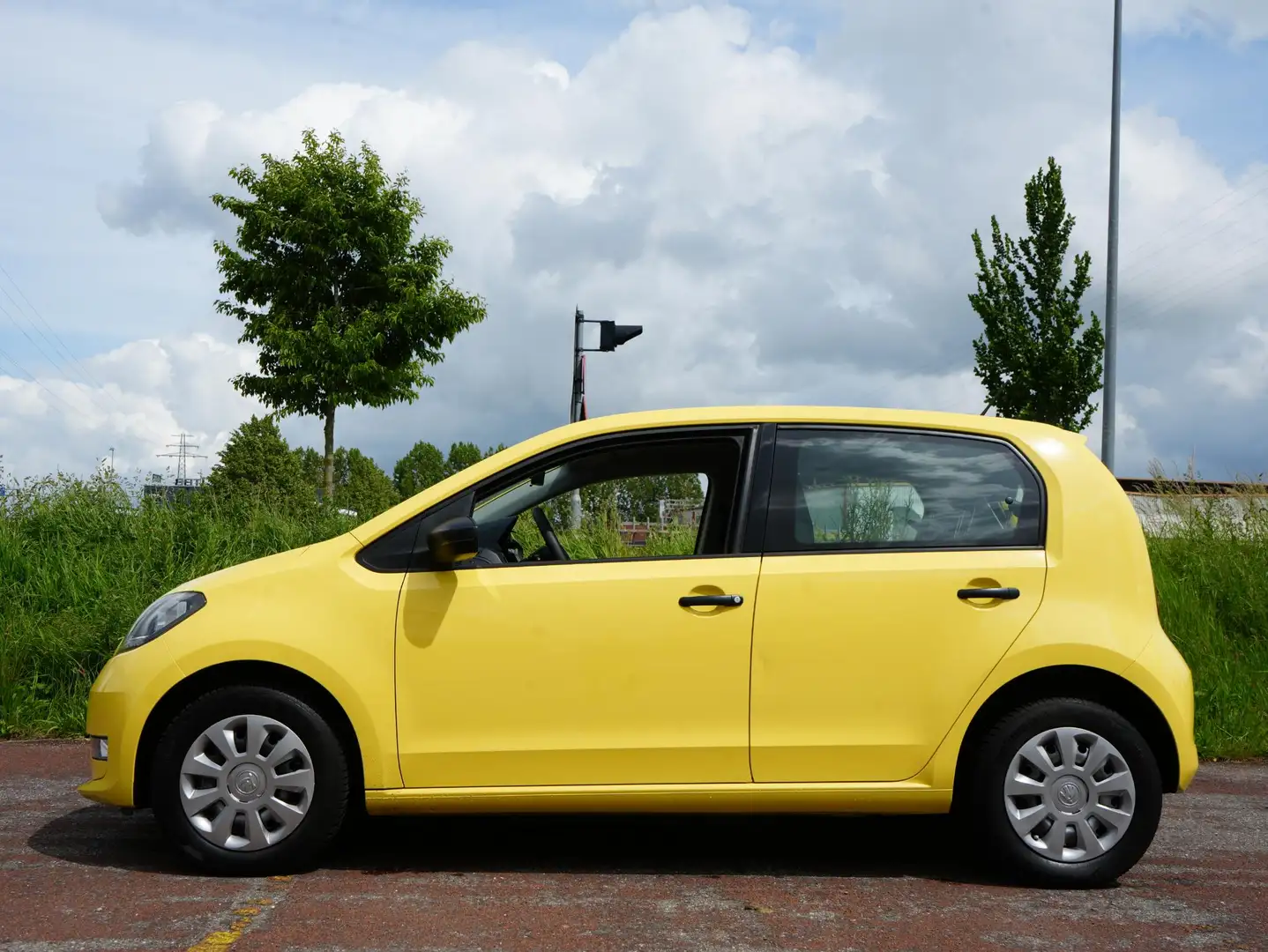 Skoda Citigo e-iV EV Ambition / Cruise / Sensoren / Clima / Sto Yellow - 2