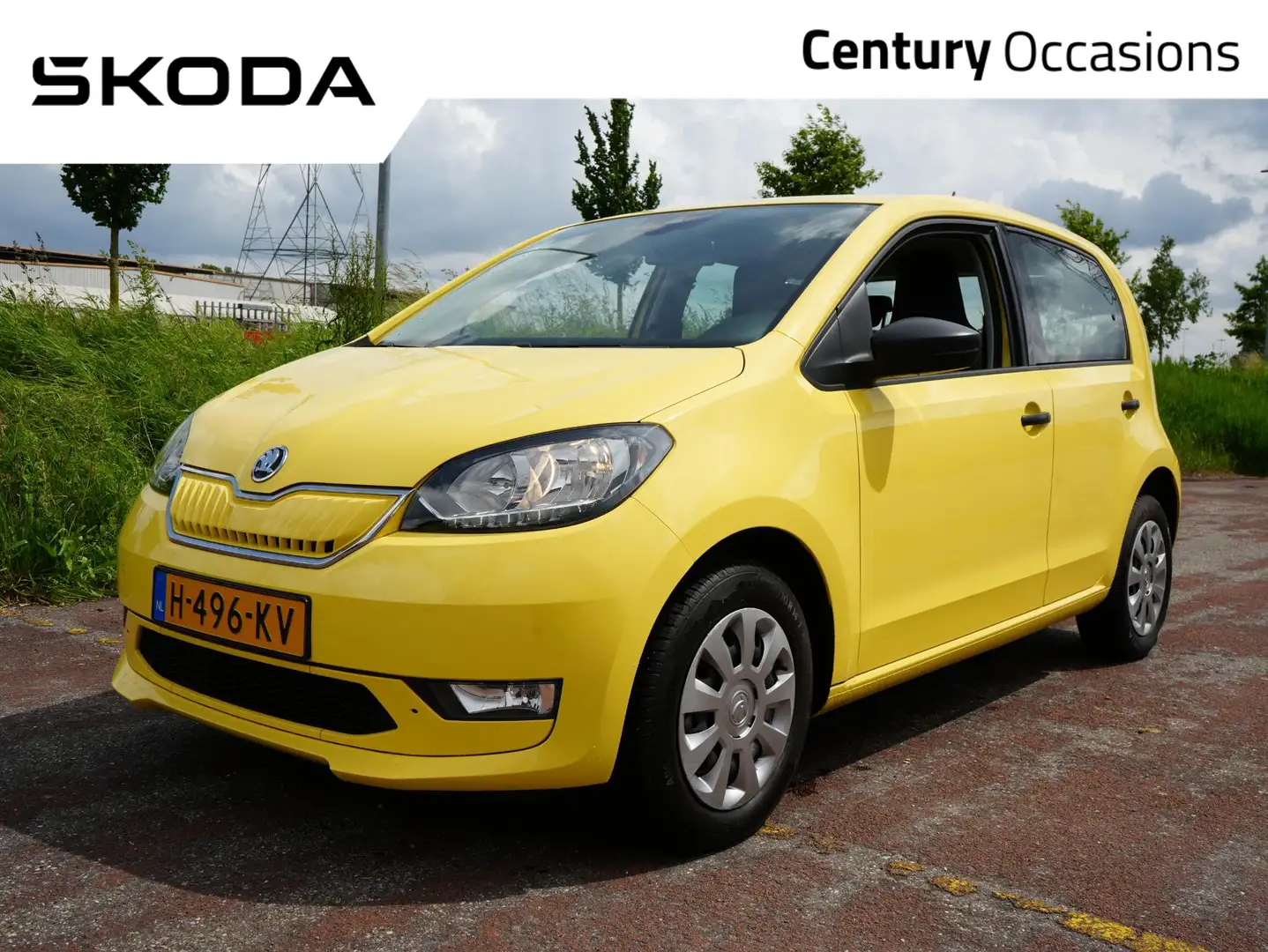 Skoda Citigo e-iV EV Ambition / Cruise / Sensoren / Clima / Sto Yellow - 1
