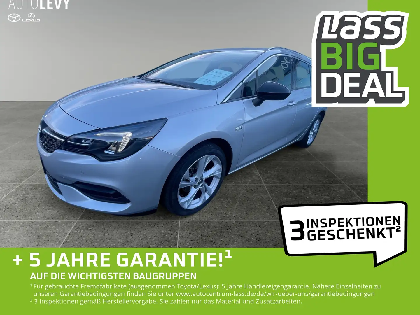 Opel Astra ST 1.2 Elegance Elegance mit Winterpaket Plateado - 1