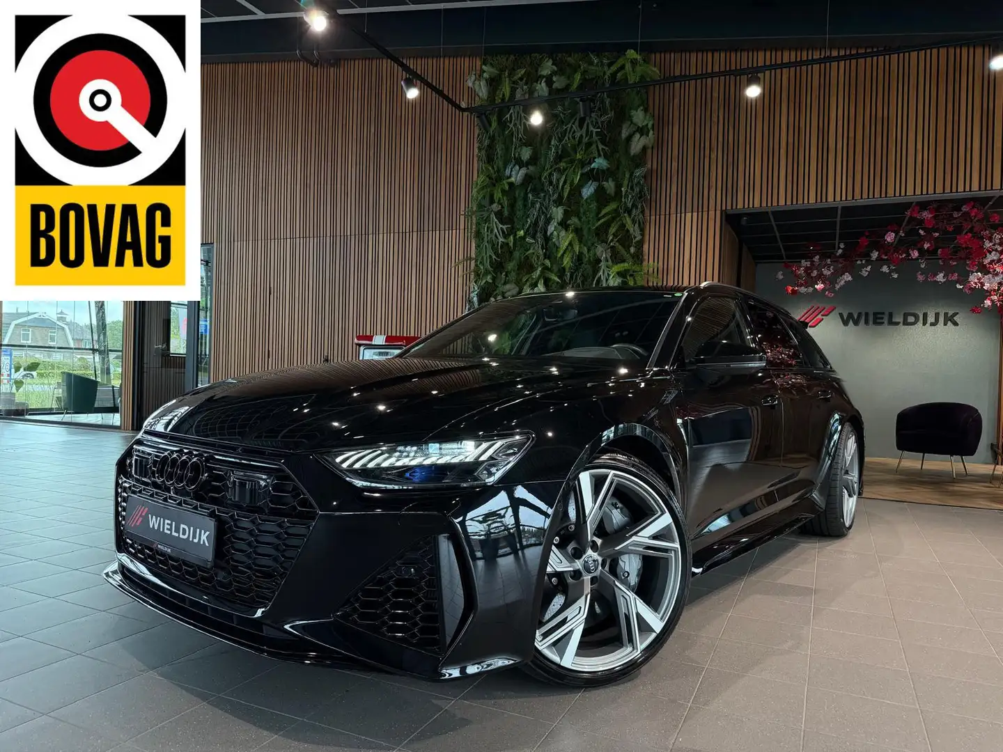 Audi RS6 A6 Avant TFSI quattro Keramisch Pano Dynamic + Car Noir - 1
