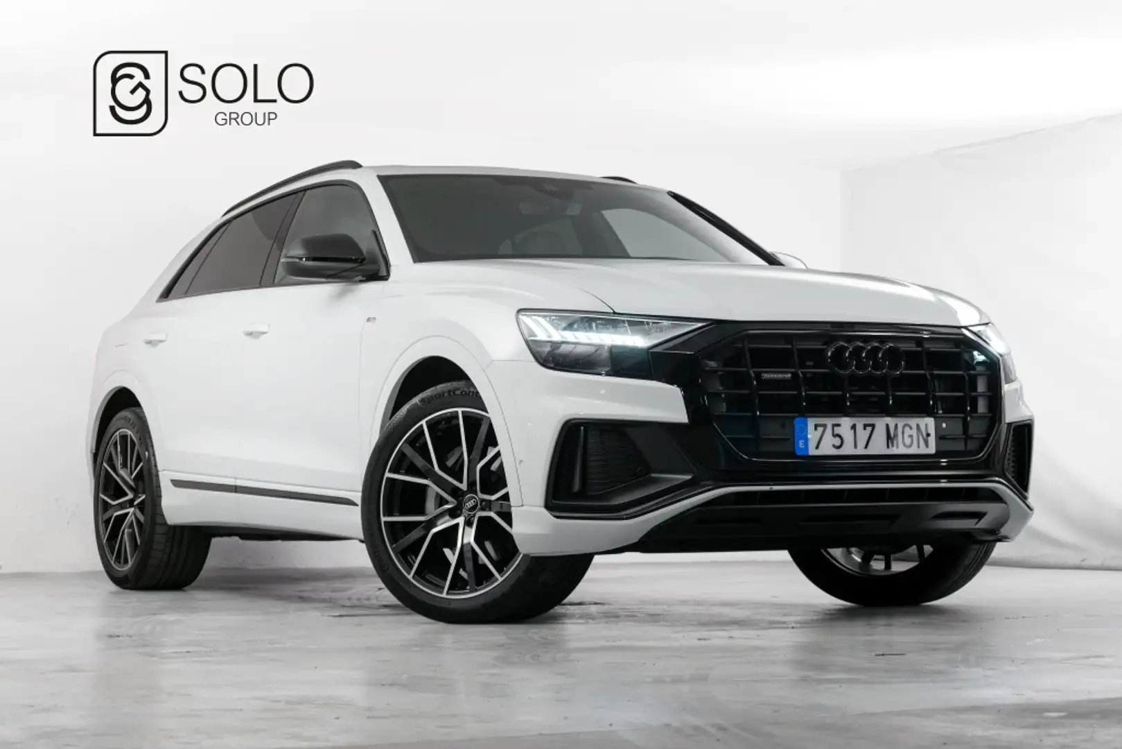 Audi Q8 45 TDI Black line quattro tiptronic Blanco - 1