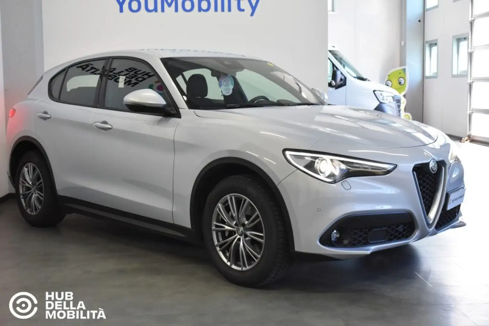 Alfa Romeo Stelvio 2.2 Turbodiesel 190 CV AT8 Q4 Super Business Grigio - 2