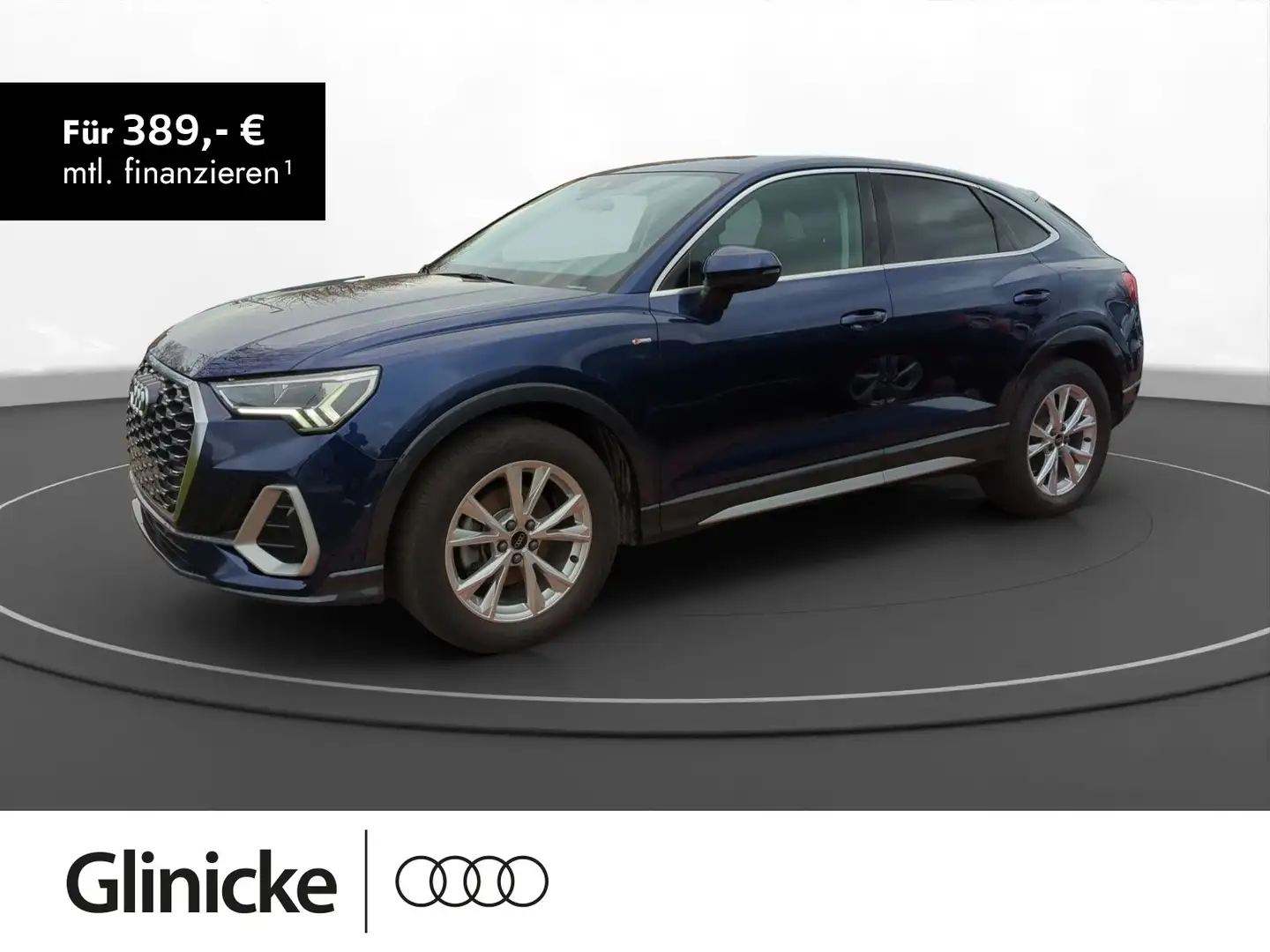 Audi Q3 35 1.5 TFSI S line Blau - 1