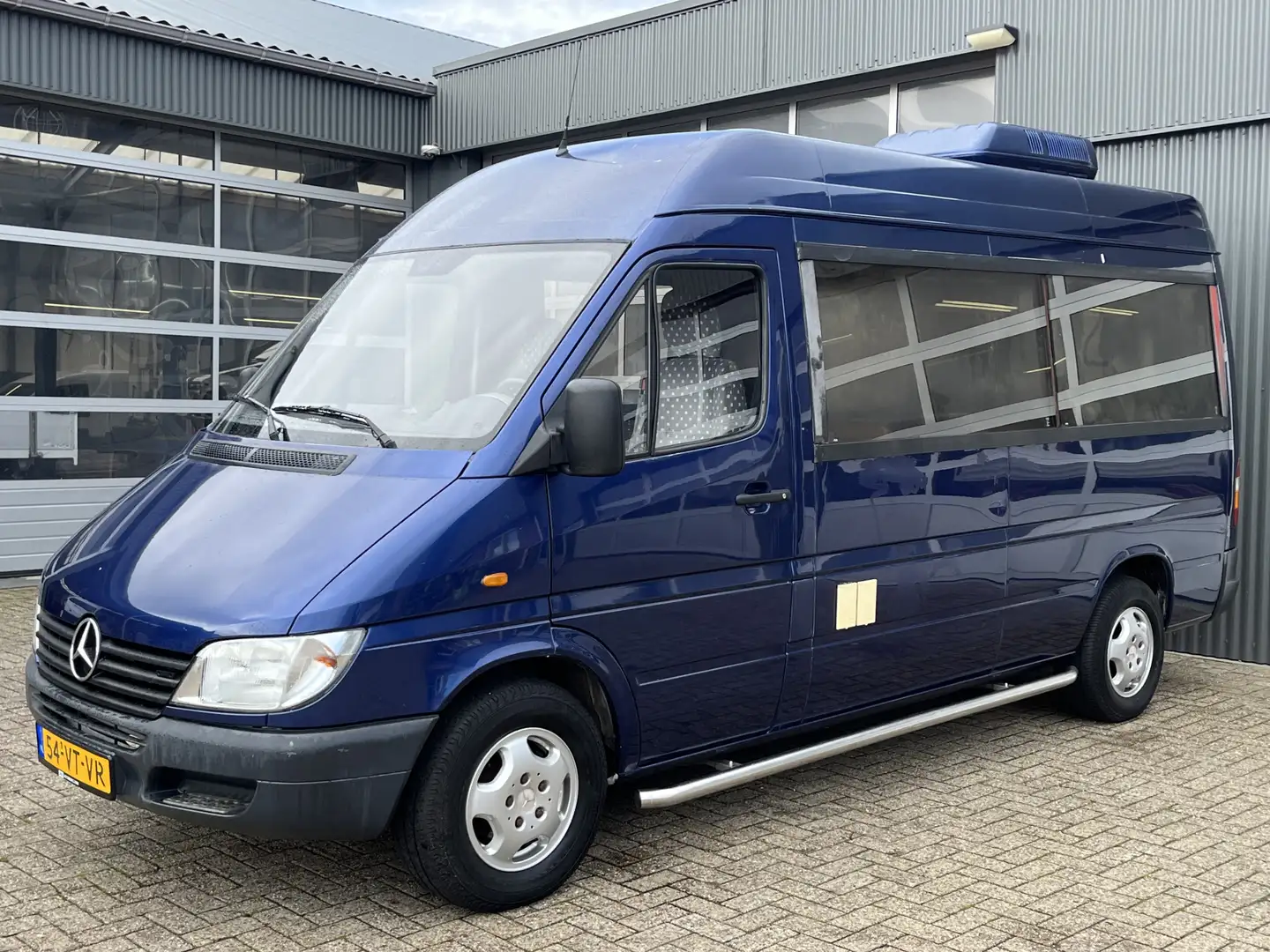 Mercedes-Benz Sprinter 313 CDI 2.2 355 Standairco Luifel Standkachel Trek Blauw - 2