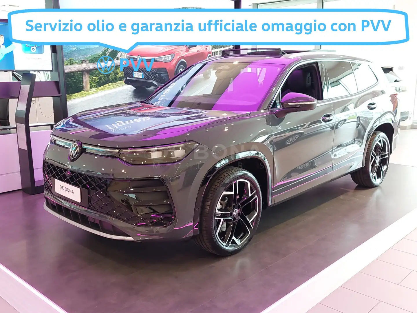 Volkswagen Tayron 2.0 tdi r-line plus 4motion 193cv dsg 7p.ti Grigio - 1