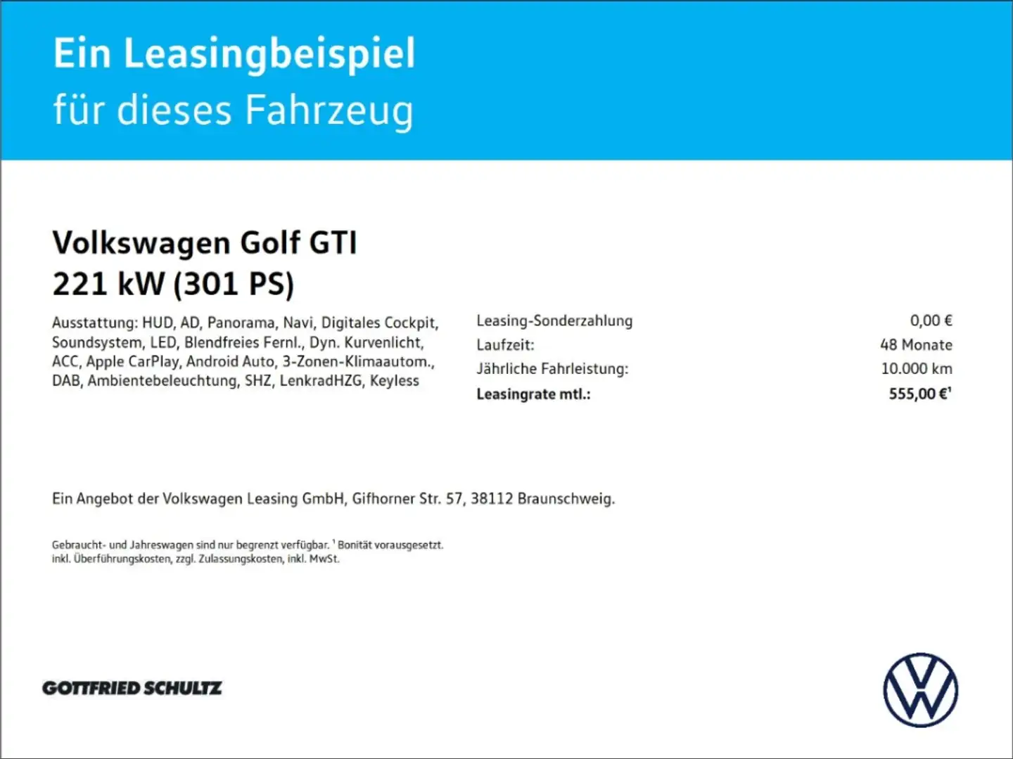 Volkswagen Golf GTI Clubsport Matrix Pano DCC HUD Schwarz - 2