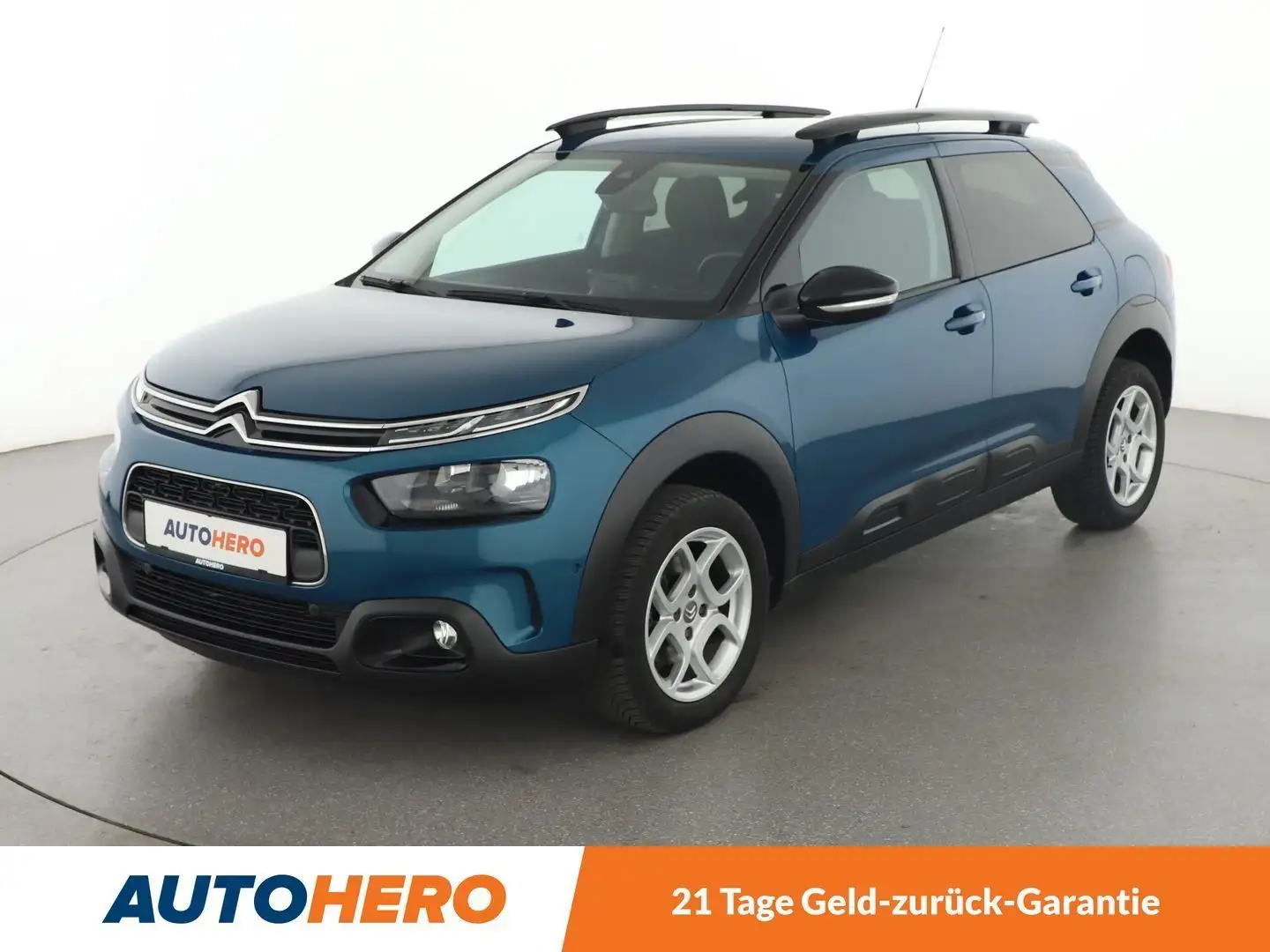 Citroen C4 Cactus 1.2 PureTech Shine Aut*NAVI*TEMPO*CAM*PDC*SHZ* Blau - 1