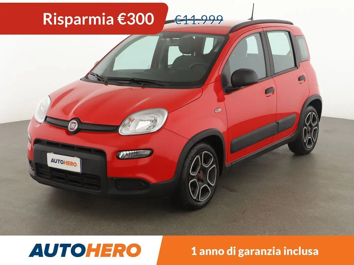 Fiat Panda 1.0 Mild-Hybrid City Life MHEV Rosso - 1
