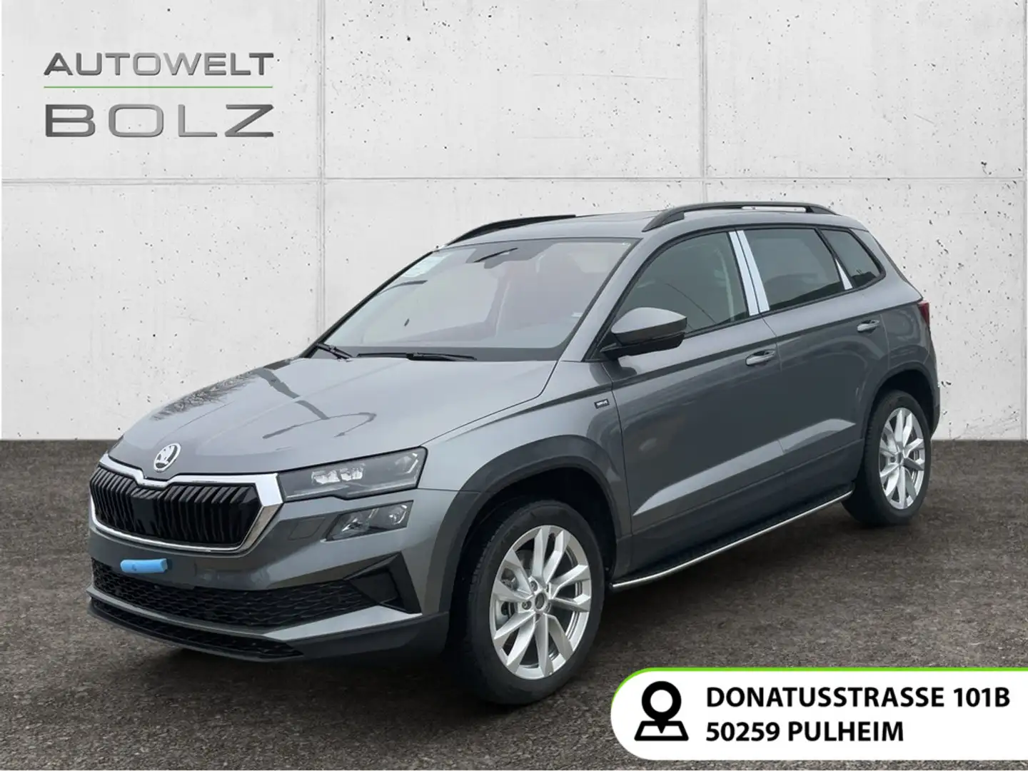 Skoda Karoq Drive 1.5 TSI AHK Pano Trittbr. Navi digiC Grau - 1
