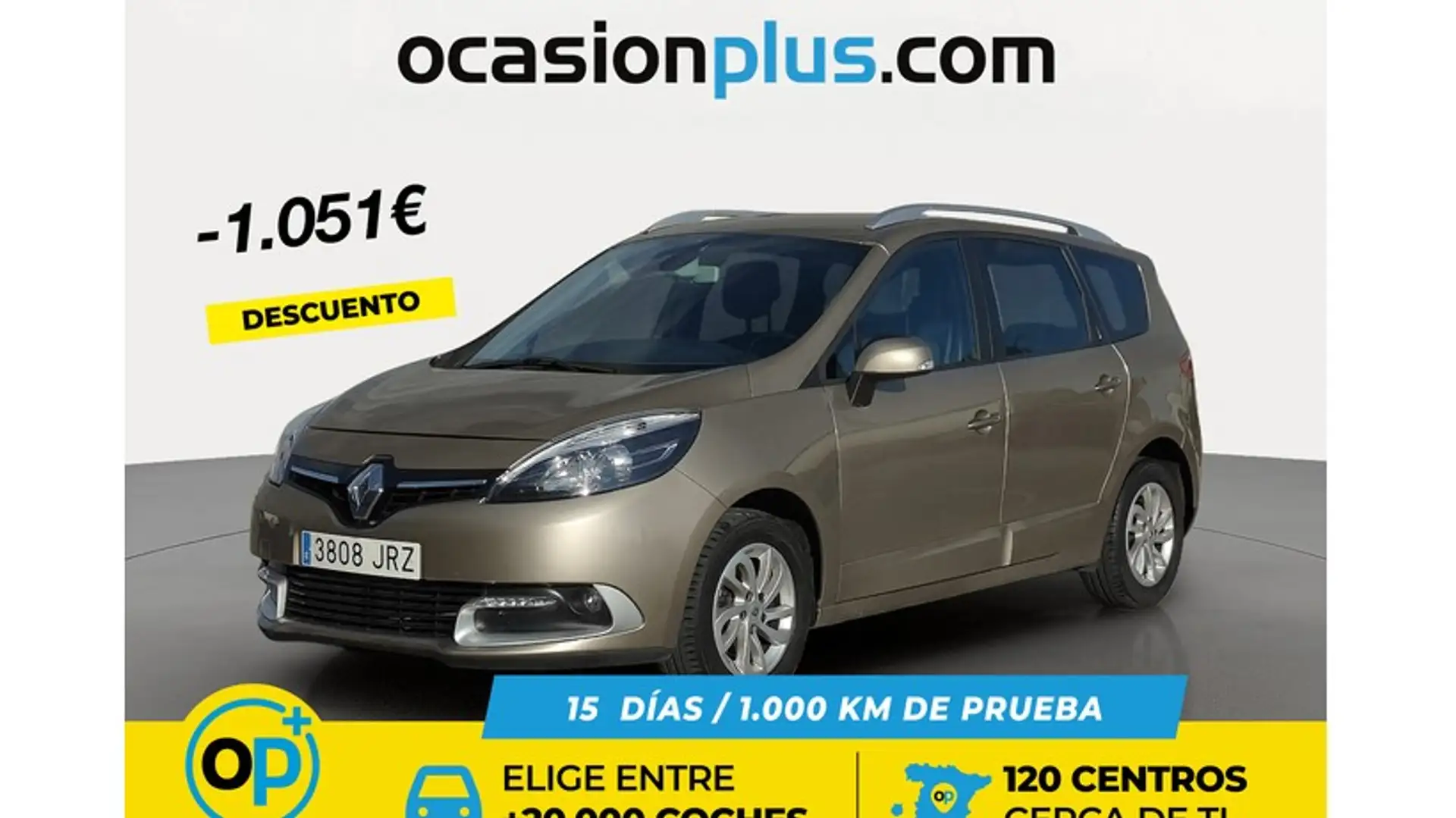 Renault Grand Scenic 1.2 TCE Energy Selection 5pl. Beige - 1