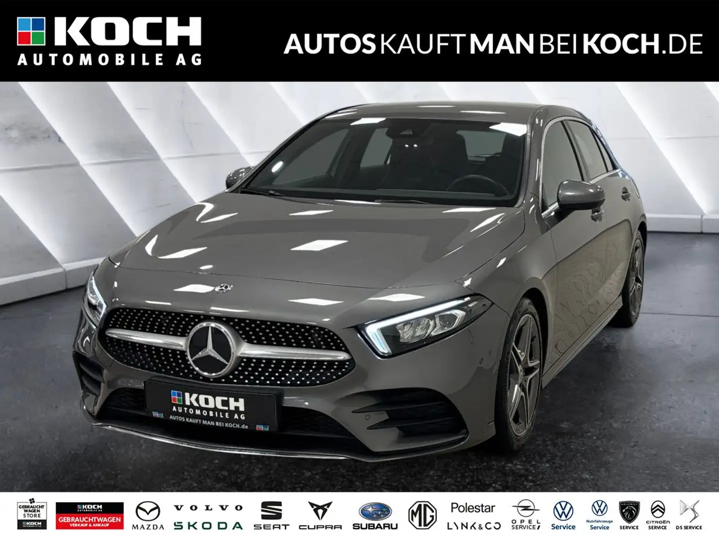 Mercedes-Benz A 180 AMG LINE NAVI PDC SHZ LED TEMPOMAT LICHTPAKE Gris - 1