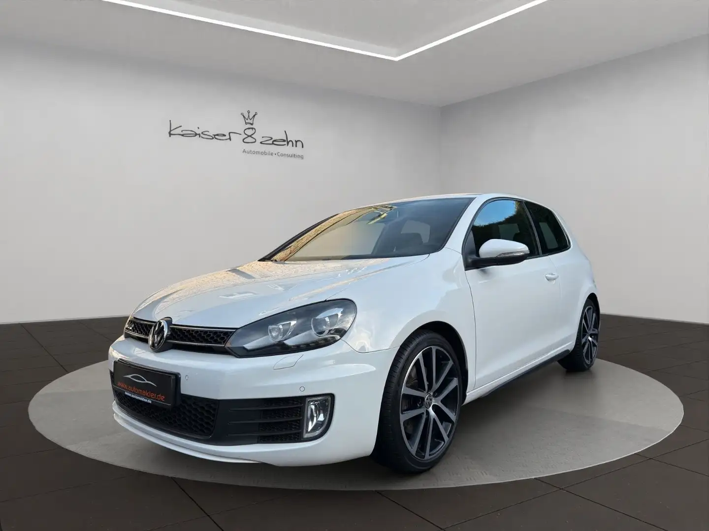 Volkswagen Golf VI GTD 2.0 TDI *1. Hand*PDC* Blanc - 1