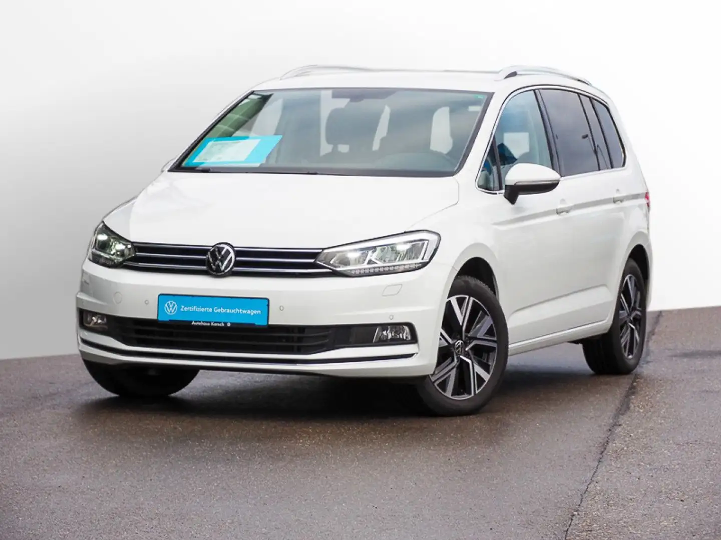 Volkswagen Touran 1.5 TSI Highline NAVI, ALU, PDC, ACC, SH Weiß - 2