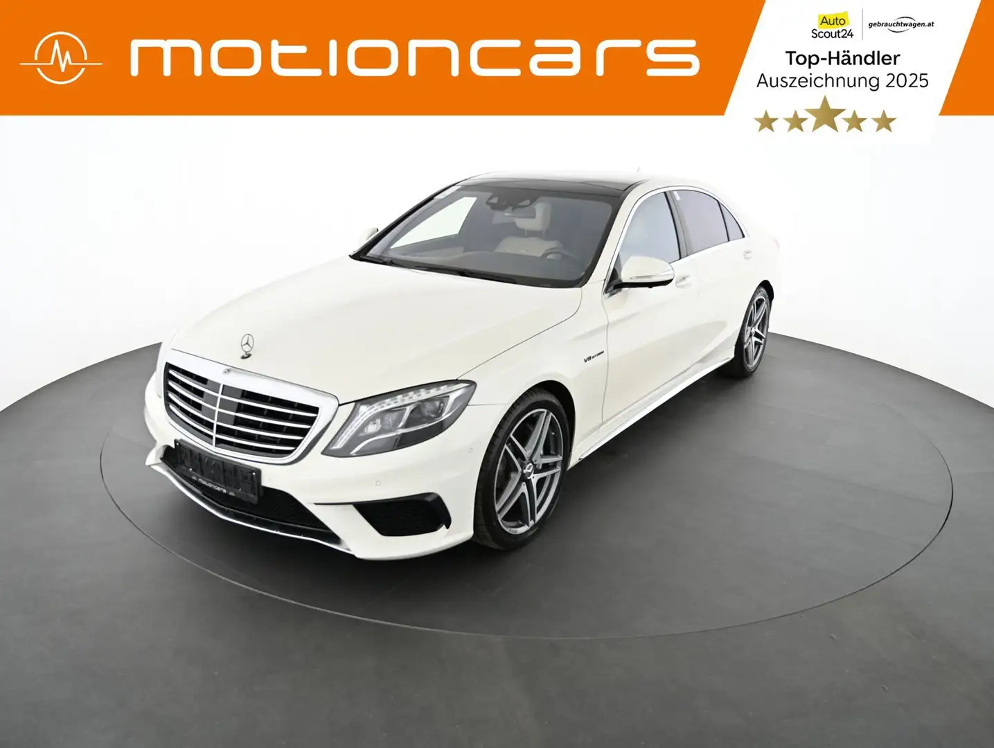 Mercedes-Benz S 63 AMG S-Klasse S 63 AMG AMG S 63 lang 4Matic Weiß - 1