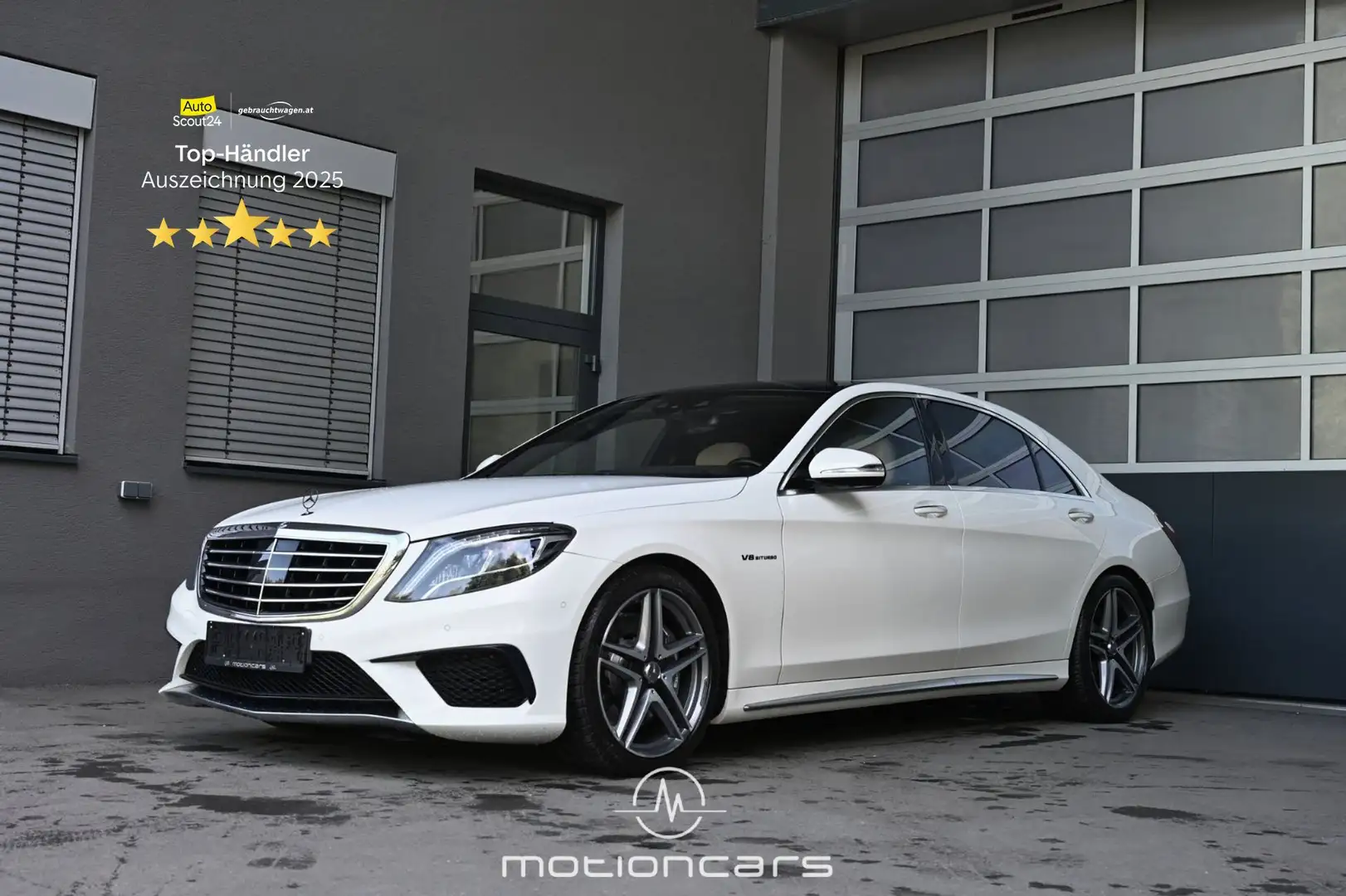 Mercedes-Benz S 63 AMG S-Klasse S 63 AMG AMG S 63 lang 4Matic EXP € 52.4 Weiß - 1