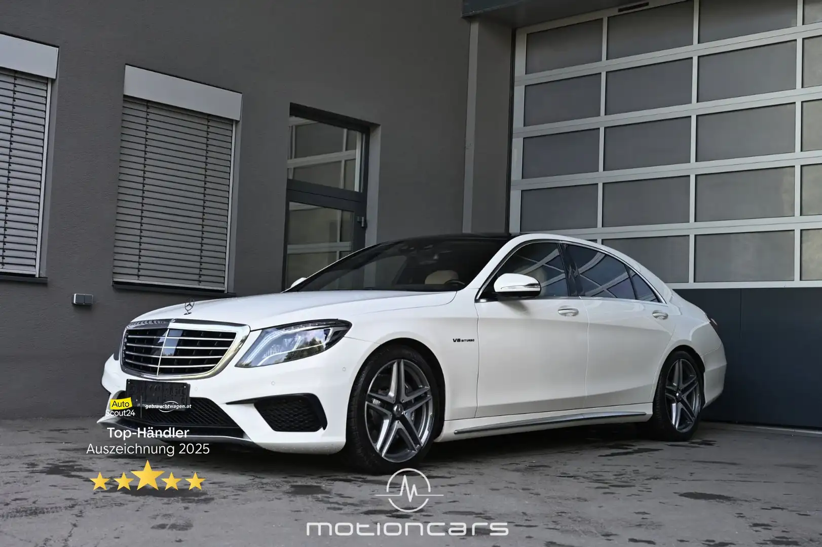 Mercedes-Benz S 63 AMG S-Klasse S 63 AMG AMG S 63 lang 4Matic EXP € 52.4 Weiß - 1