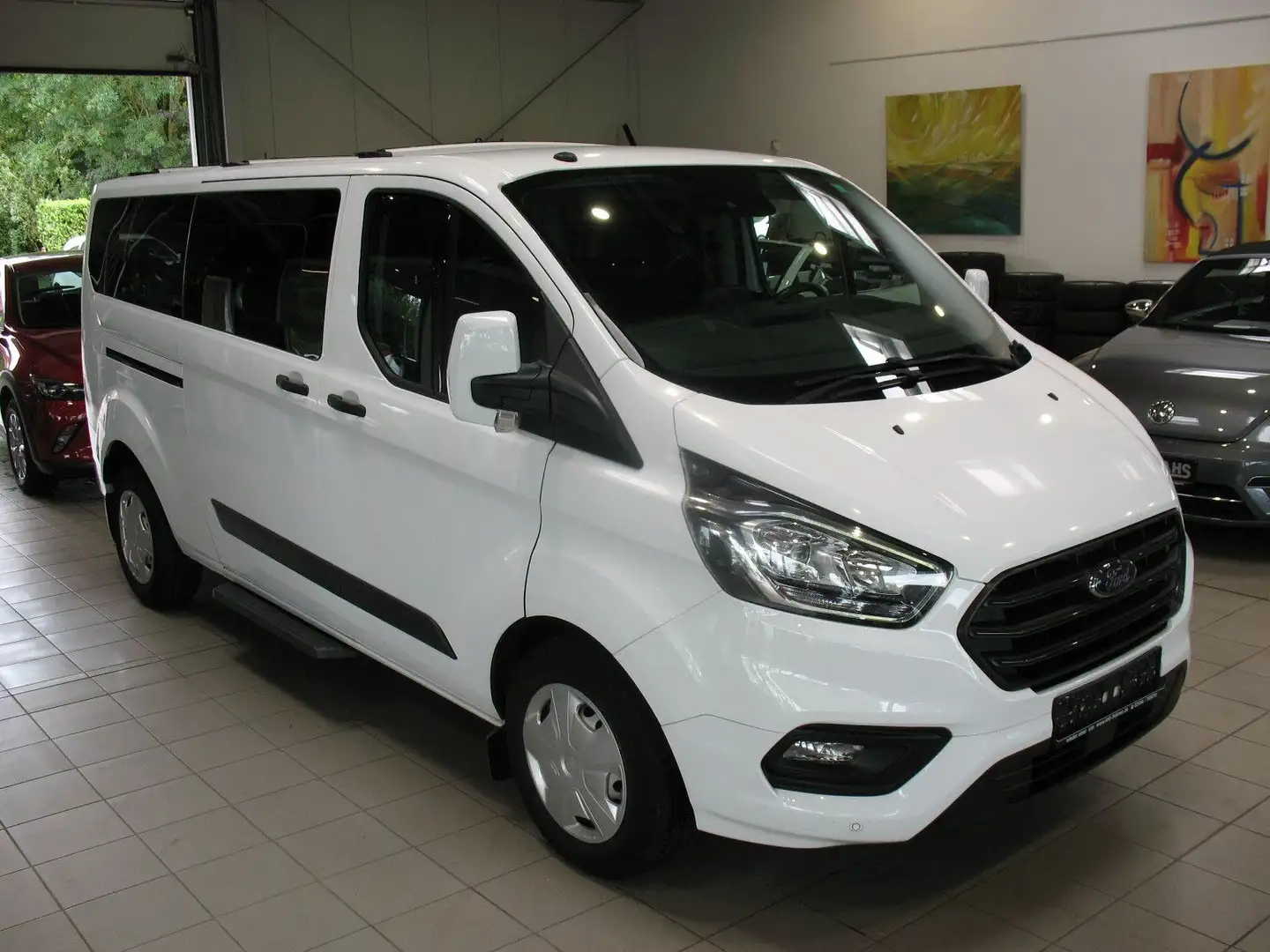 Ford Transit Custom 320 L2H1 VA Trend *AHK*KLIMA* Wit - 2