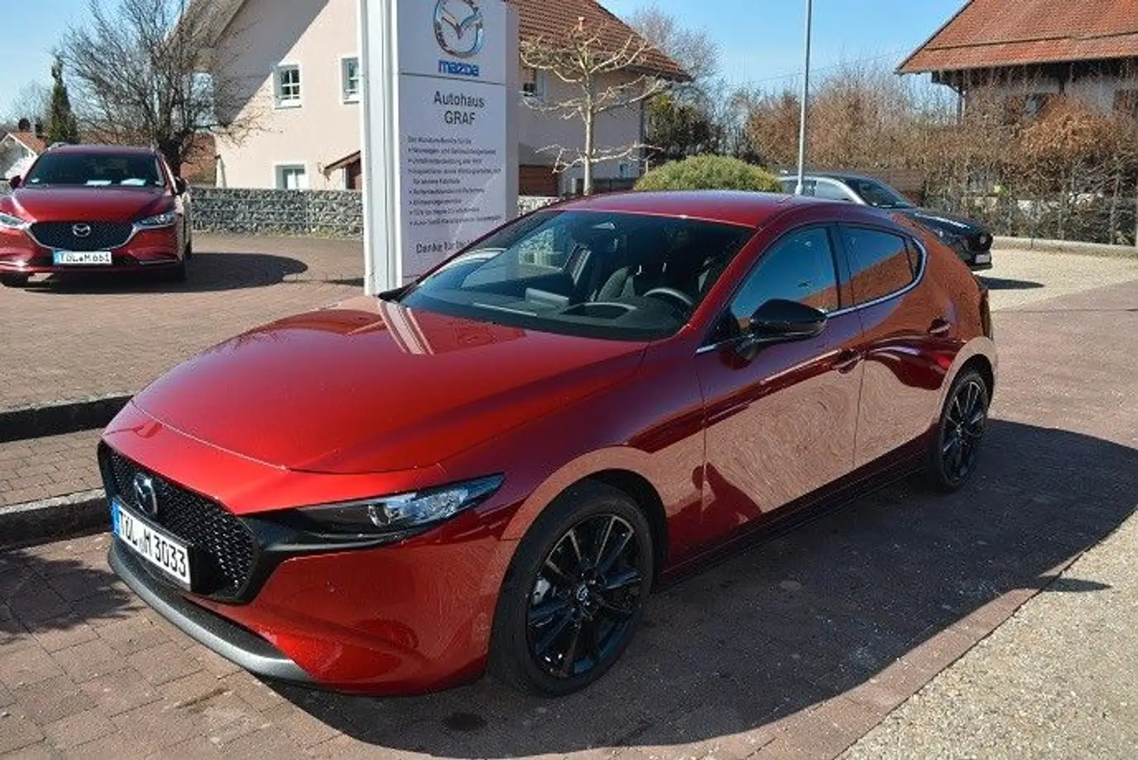 Mazda 3 Homura NAVI LED ACC KAMERA PDC HUD Červená - 2