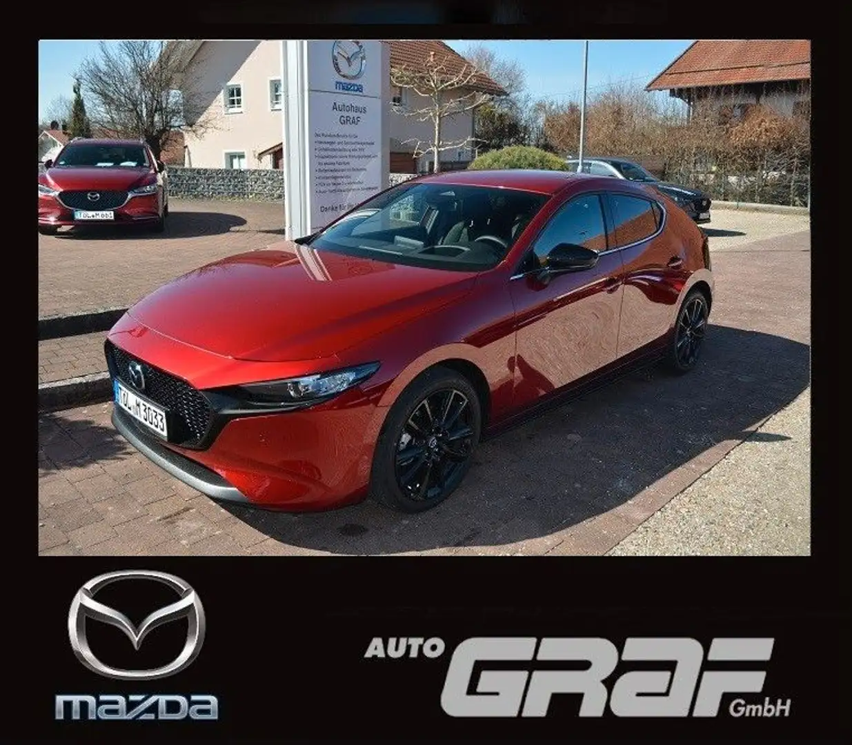 Mazda 3 Homura NAVI LED ACC KAMERA PDC HUD Červená - 1