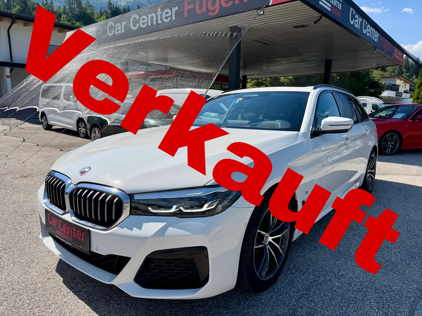 BMW 520 d xDrive M Sport Weiß - 1
