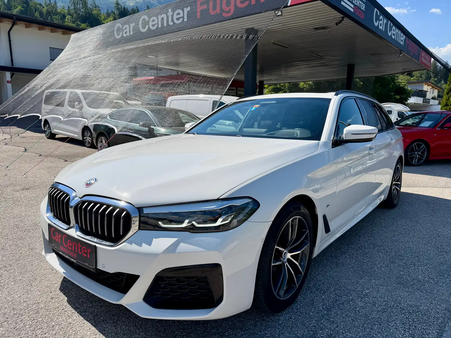 BMW 520 d xDrive M Sport Weiß - 2
