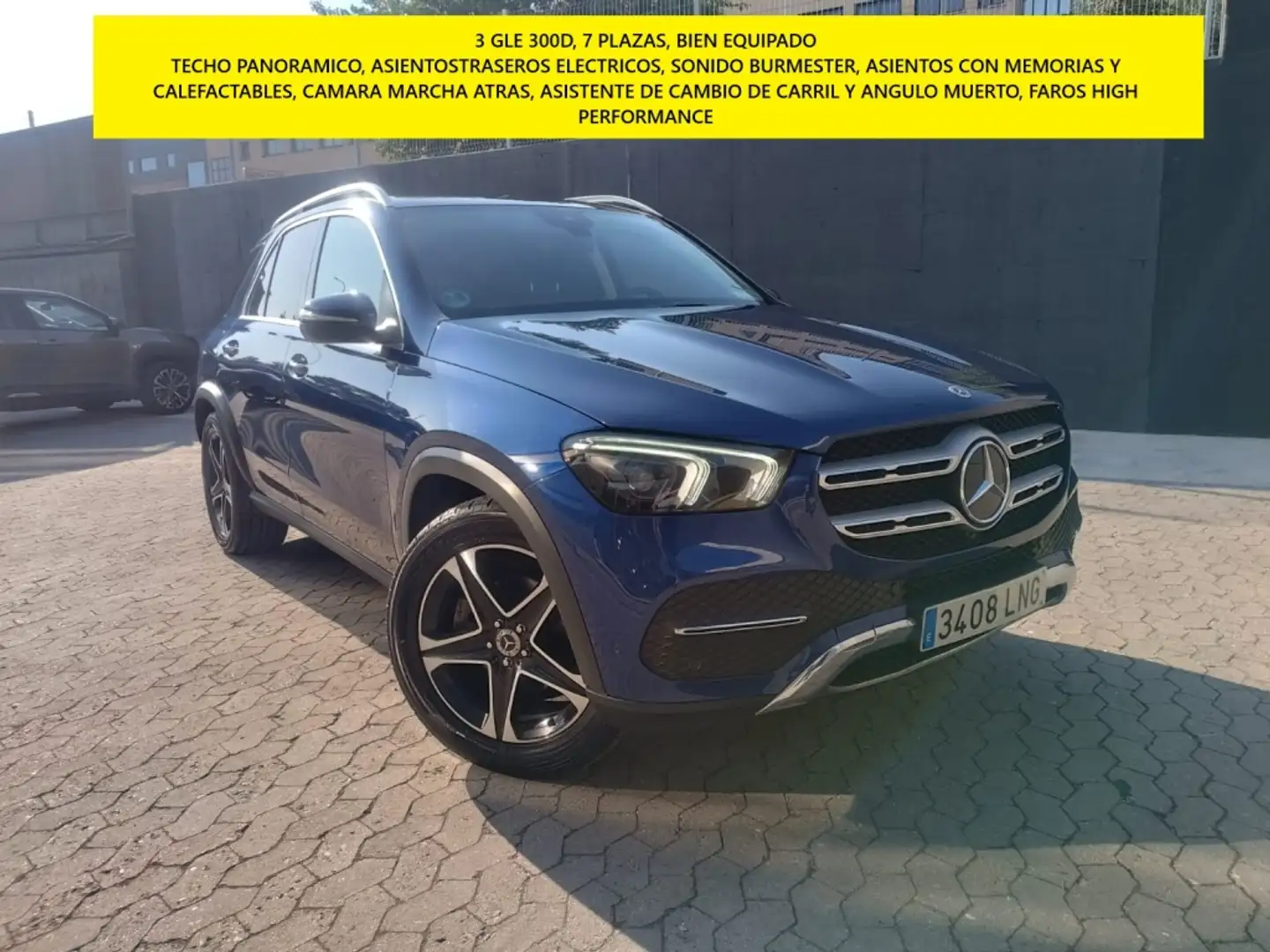 Mercedes-Benz GLE 300 300d 4Matic Aut. Bleu - 1
