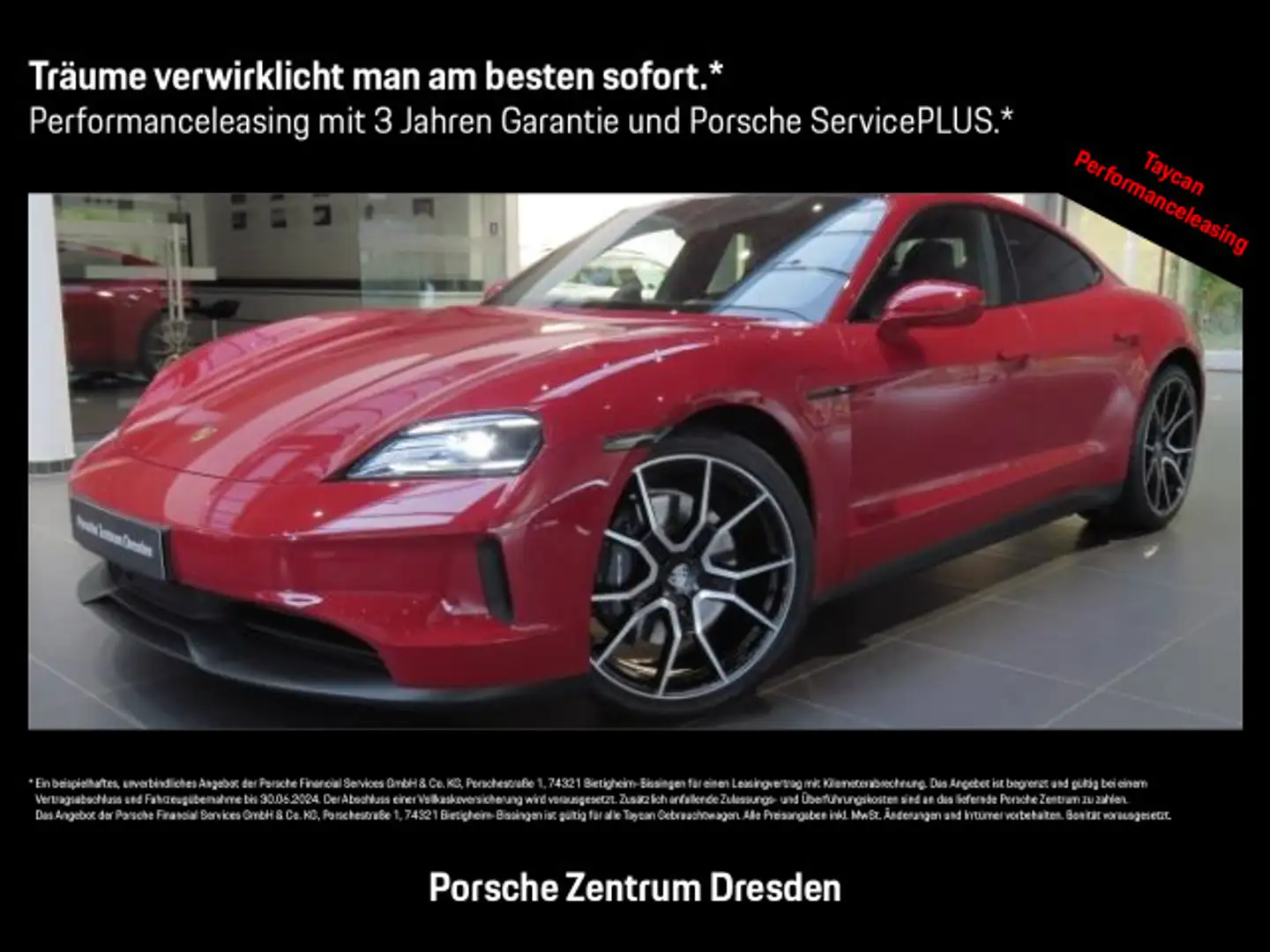 Porsche Taycan Rot - 1