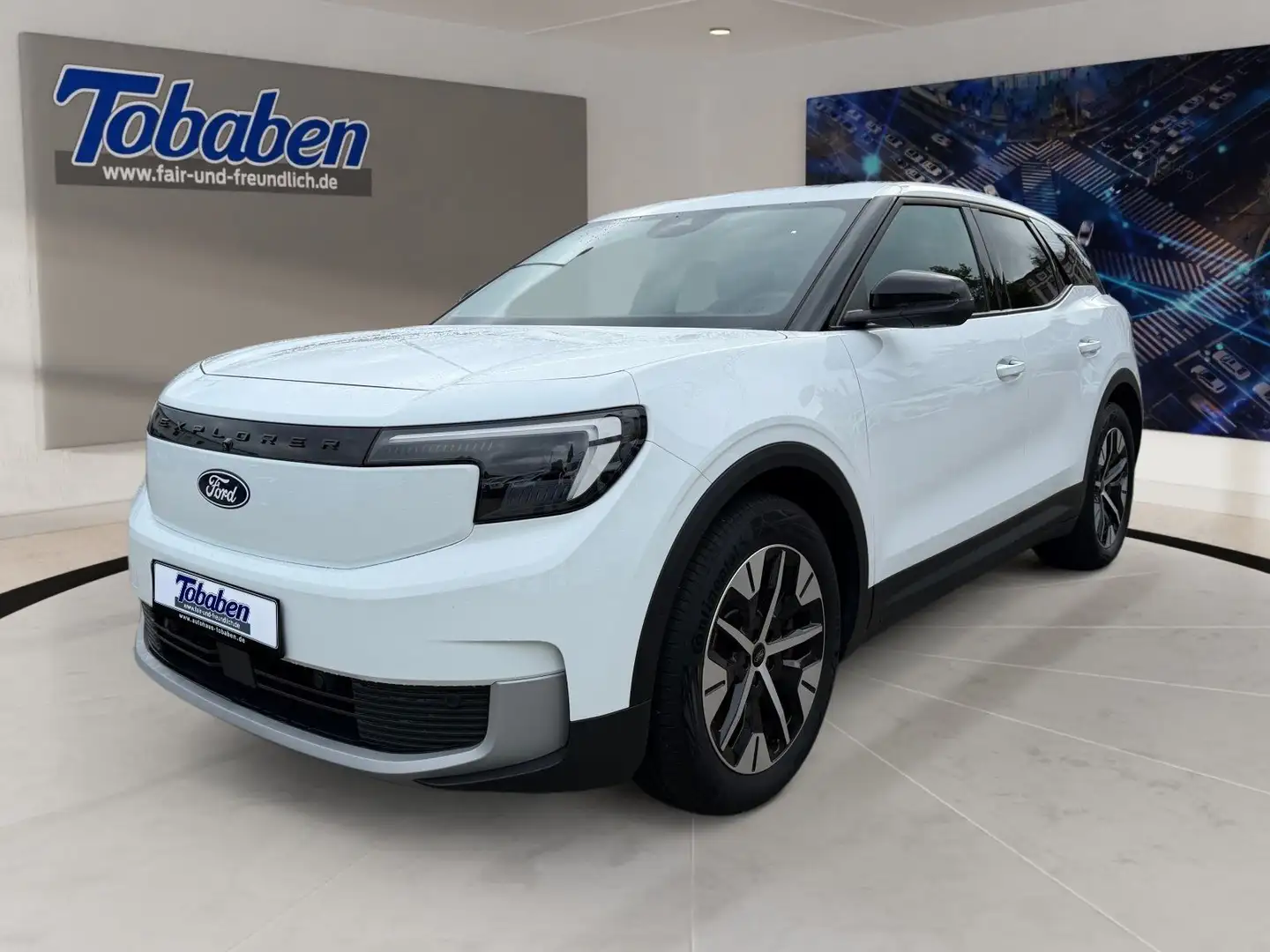 Ford Explorer Extended Range 77kWh RWD Basis HUD+LED Weiß - 1