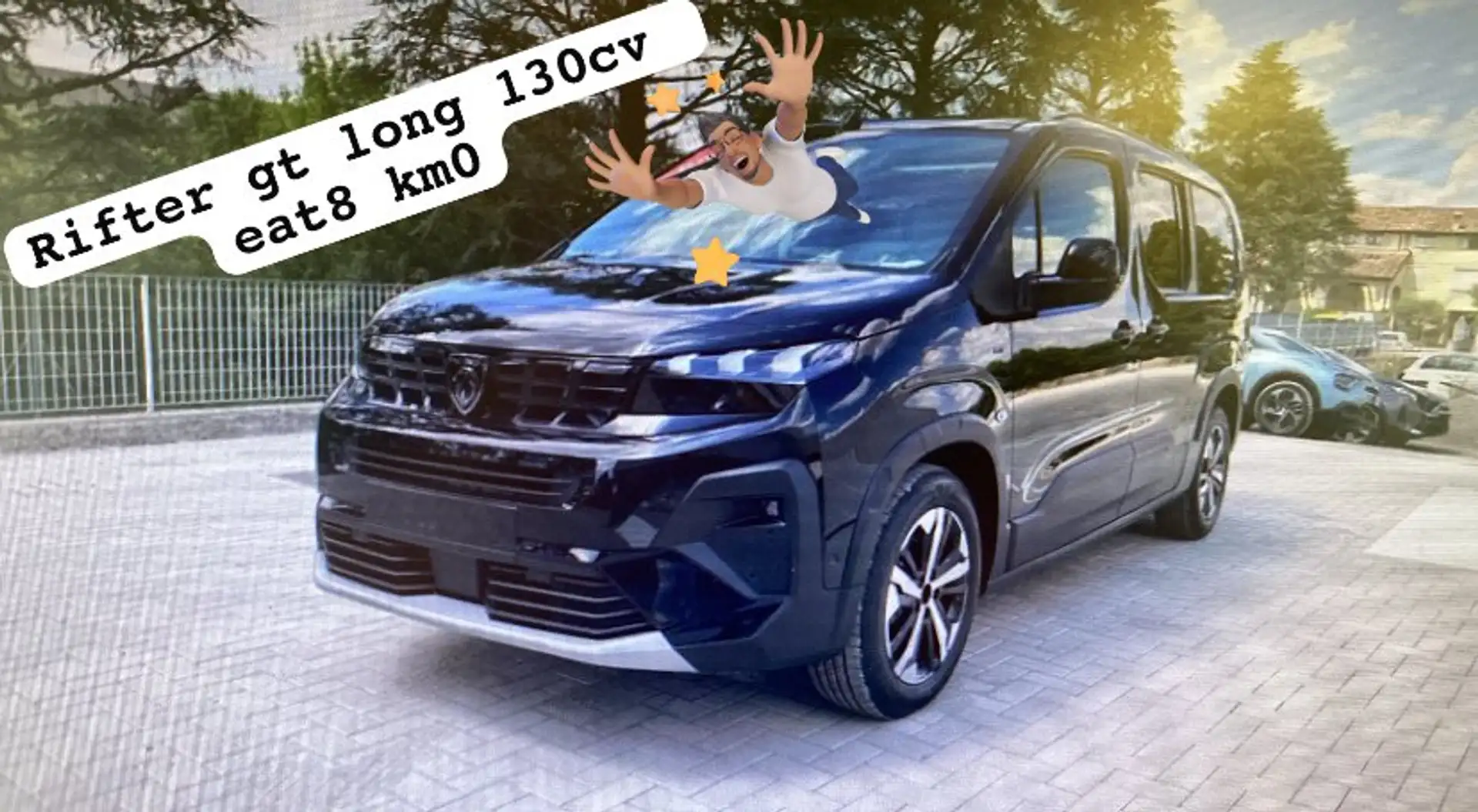 Peugeot Rifter RIFTER GT EAT8 LONG 130CV Noir - 1