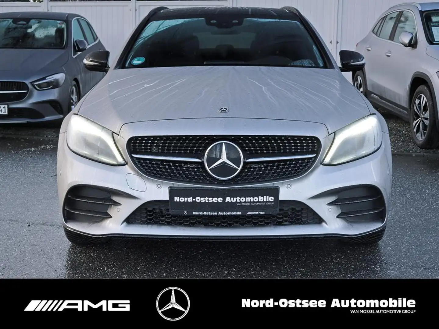 Mercedes-Benz C 300 T e AMG Comand Kamera Pano Night Totwinkel Argent - 2