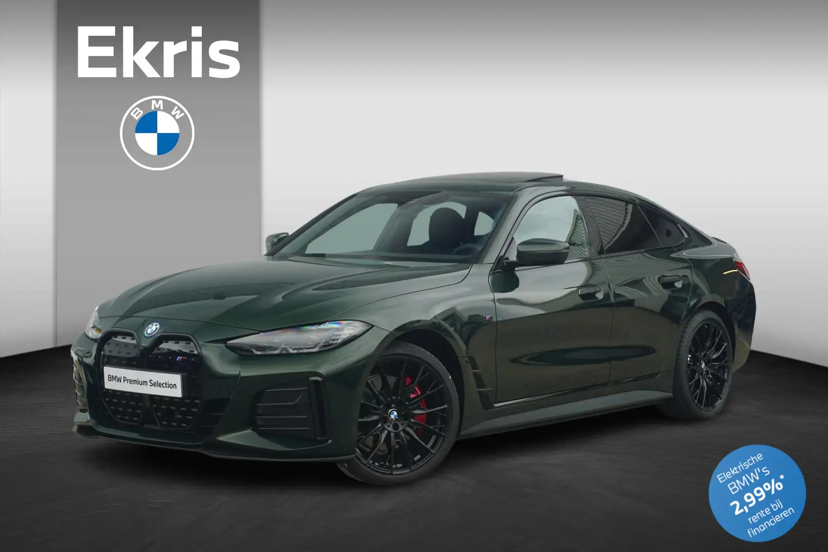 BMW i4 eDrive35 M Sport Pro / M Performance Parts / 20 In Groen - 1
