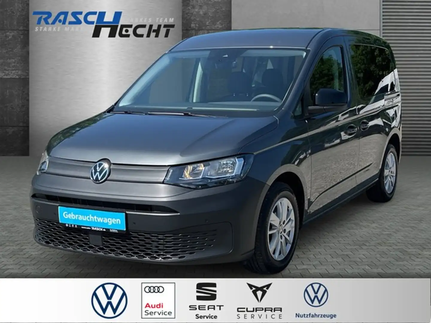 Volkswagen Caddy 5-Sitzer 2.0 TDI*AHK*NAVI*SHZ* Grau - 1