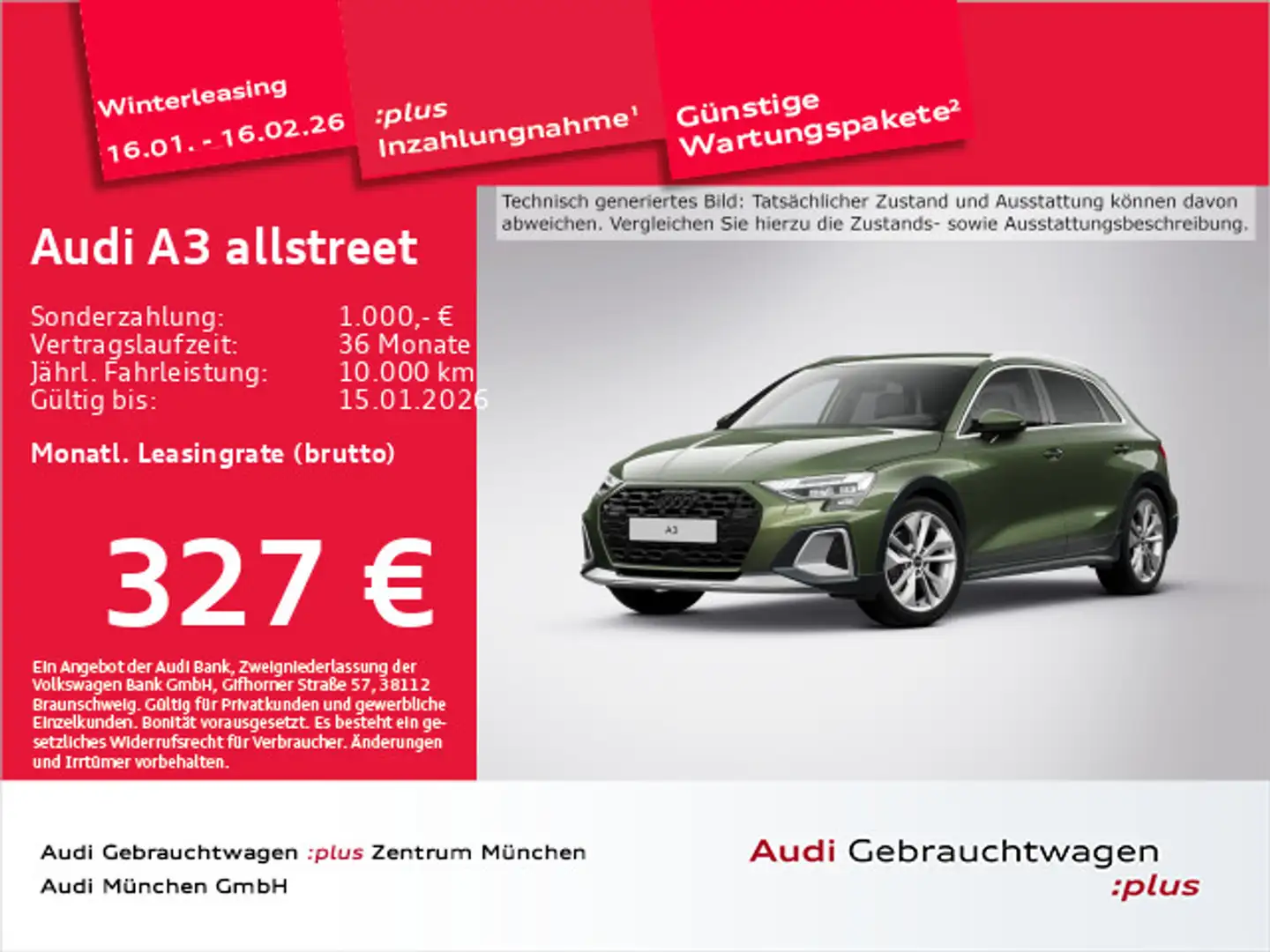 Audi A3 35 TFSI S tronic Matrix/Virtual+/AC Grün - 1