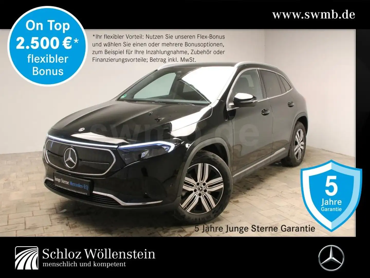 Mercedes-Benz EQA 250 + Progressive/LED/AHK/Totw/SpiegelP/RfCam Negro - 1