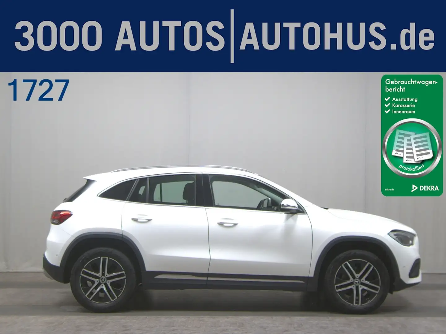 Mercedes-Benz GLA 200 d Progressive AHK LED Navi Leder ACC vc Weiß - 1