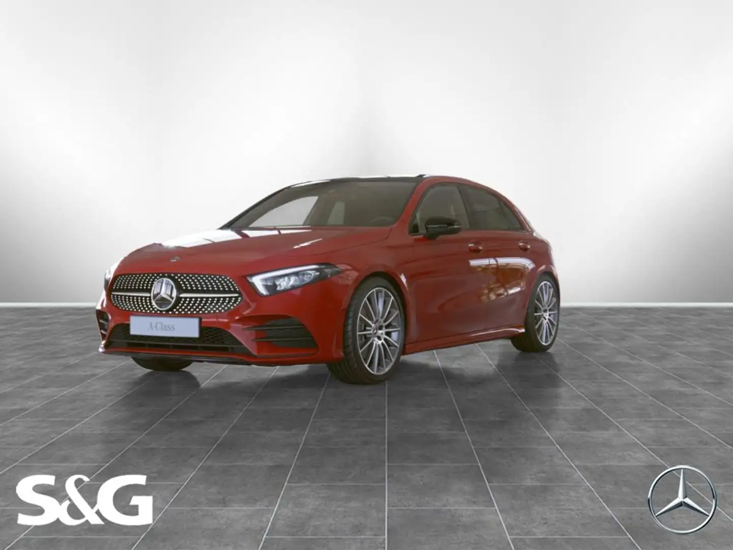 Mercedes-Benz A 250 Kompaktlimousine AMG MBUX+AHK+Pano+RüKam Rouge - 1