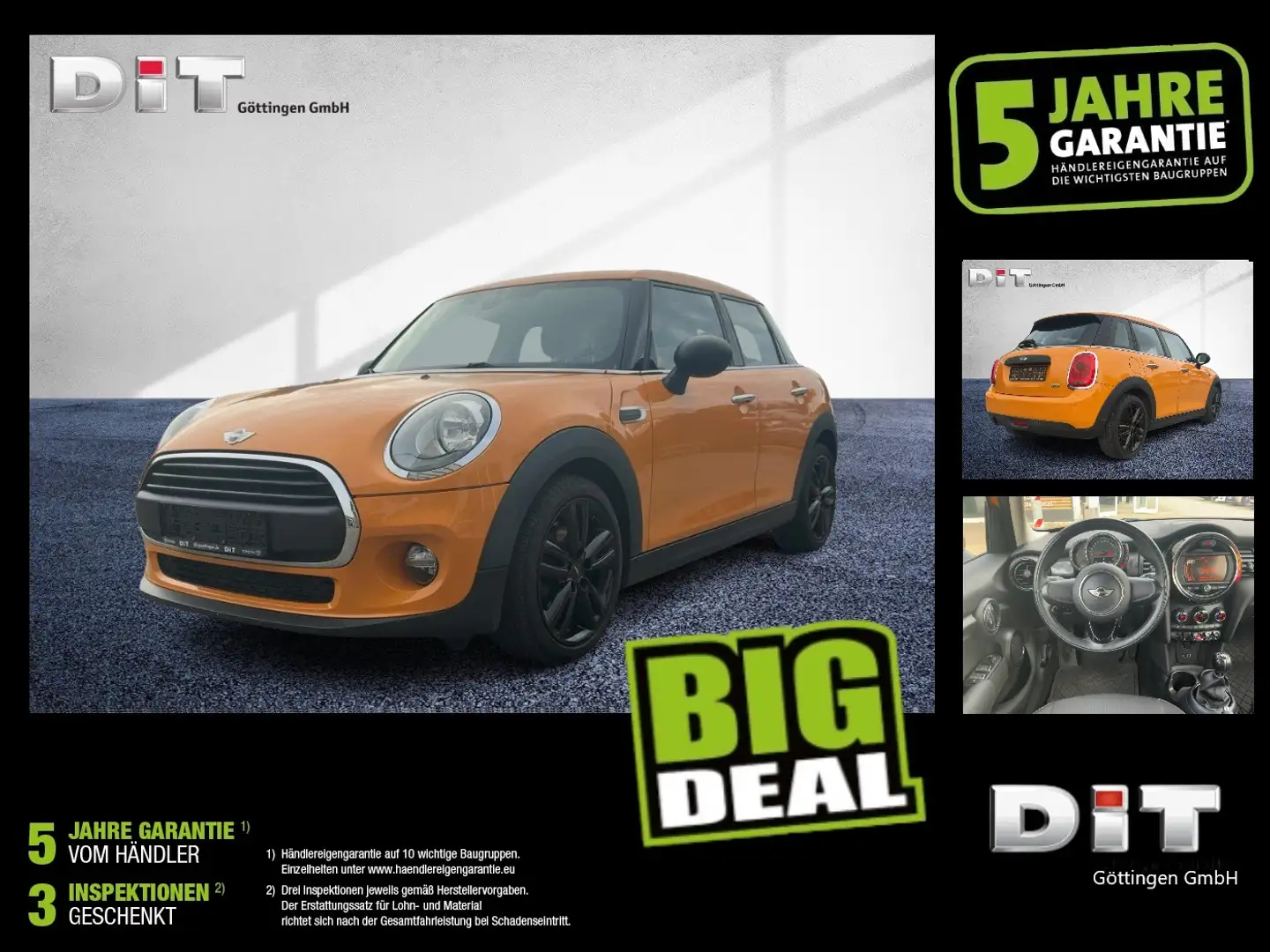 MINI One First 1.2l Sitzheizung, Klimaautom., BT Orange - 1