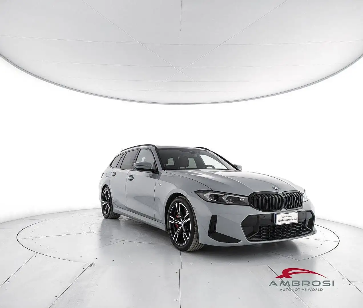 BMW 320 Touring 320d mhev 48V MSport auto Grigio - 2