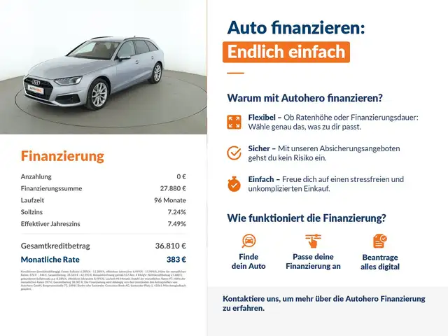 Audi A4 view 2