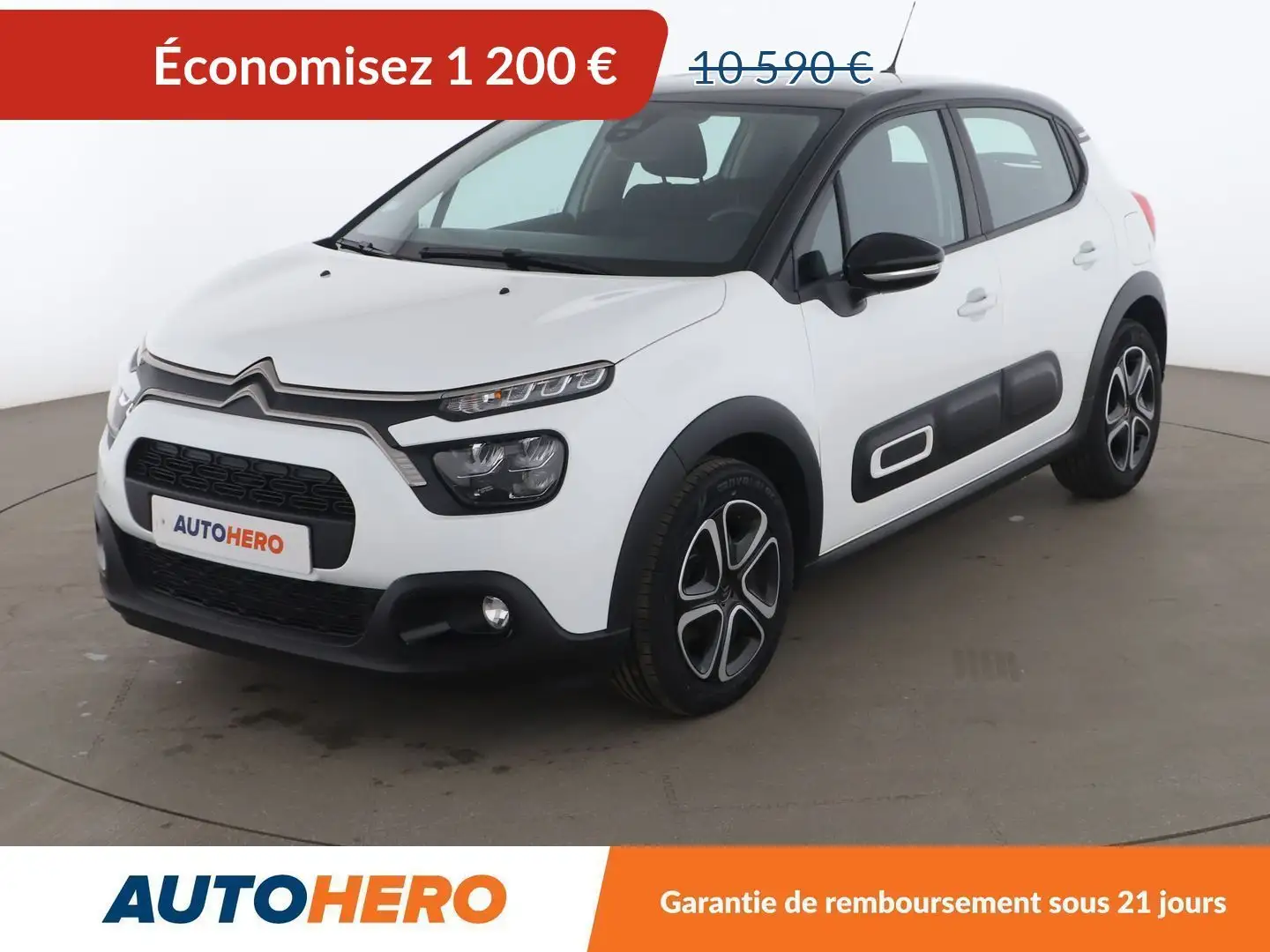 Citroen C3 1.2 PureTech Feel Pack Blanc - 1