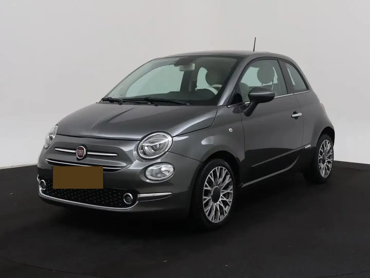 Fiat 500 0.9 TwinAir Turbo Lounge Softtop Gris - 1