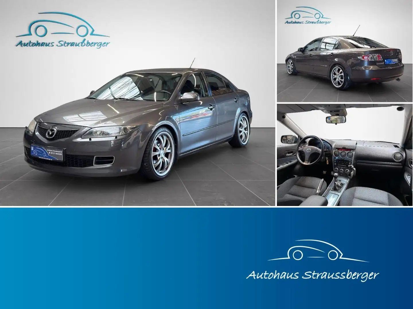 Mazda 6 Lim. 2.0 CD Active Sport Xenon Klimaaut. Bose Grau - 1