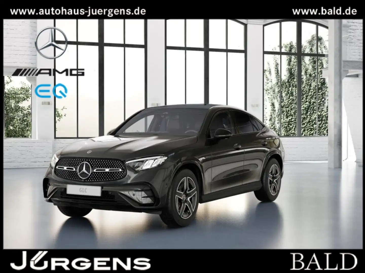 Mercedes-Benz GLC 450 d 4M Coupé AMG-Sport/Pano/Burm/AHK/Night Grijs - 2