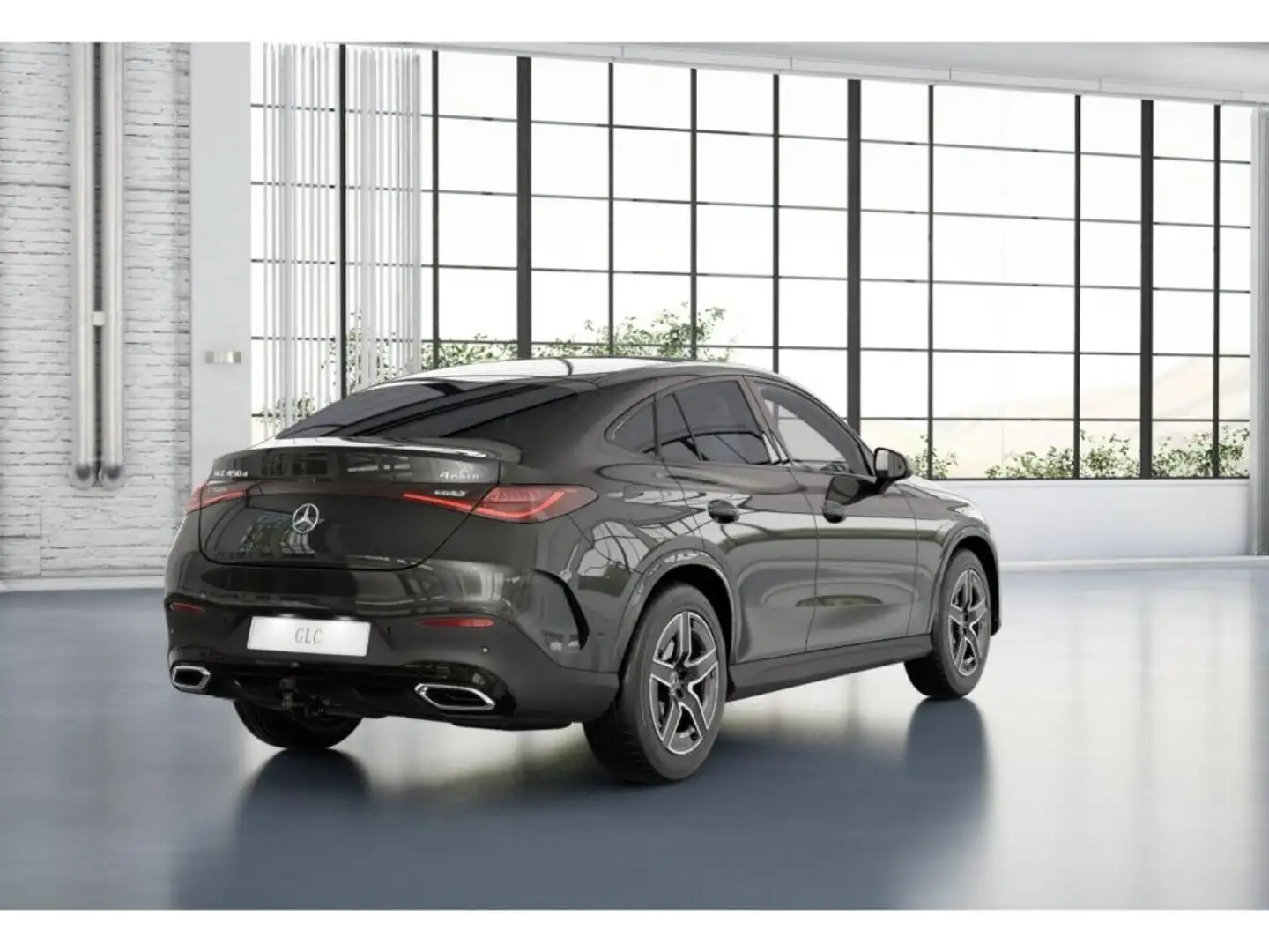 Mercedes-Benz GLC 450 d 4M Coupé AMG-Sport/Pano/Burm/AHK/Night Gris - 2