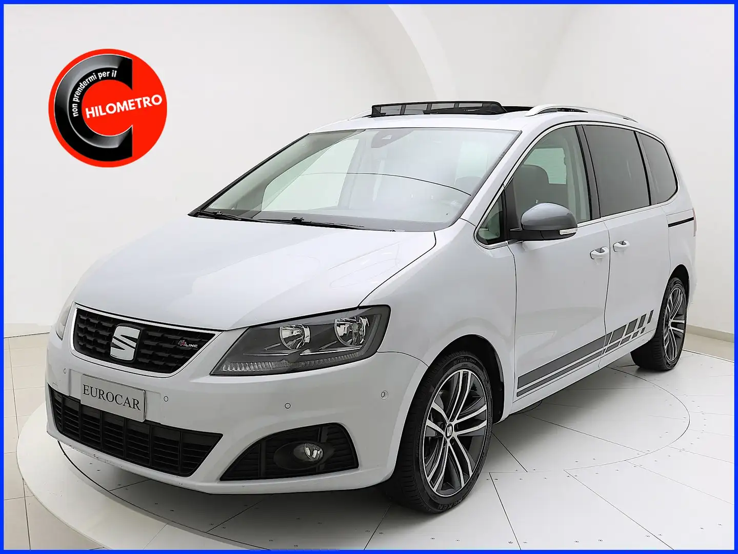 SEAT Alhambra 2.0 TDI DSG FR Line 7 Posti✔️TETTO APRIBILE Plateado - 1