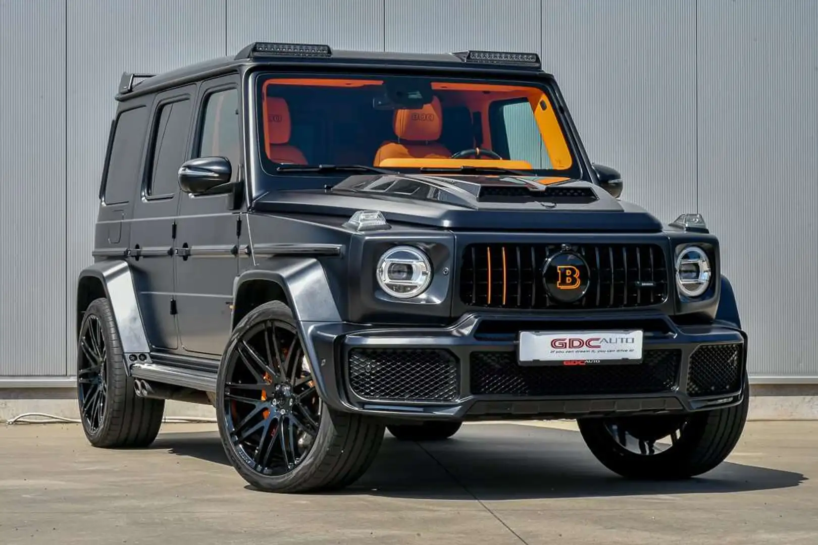 Mercedes-Benz G 63 AMG BRABUS 800 AMG I HERMES ORANGE I FULL LEATHER PACK Noir - 1