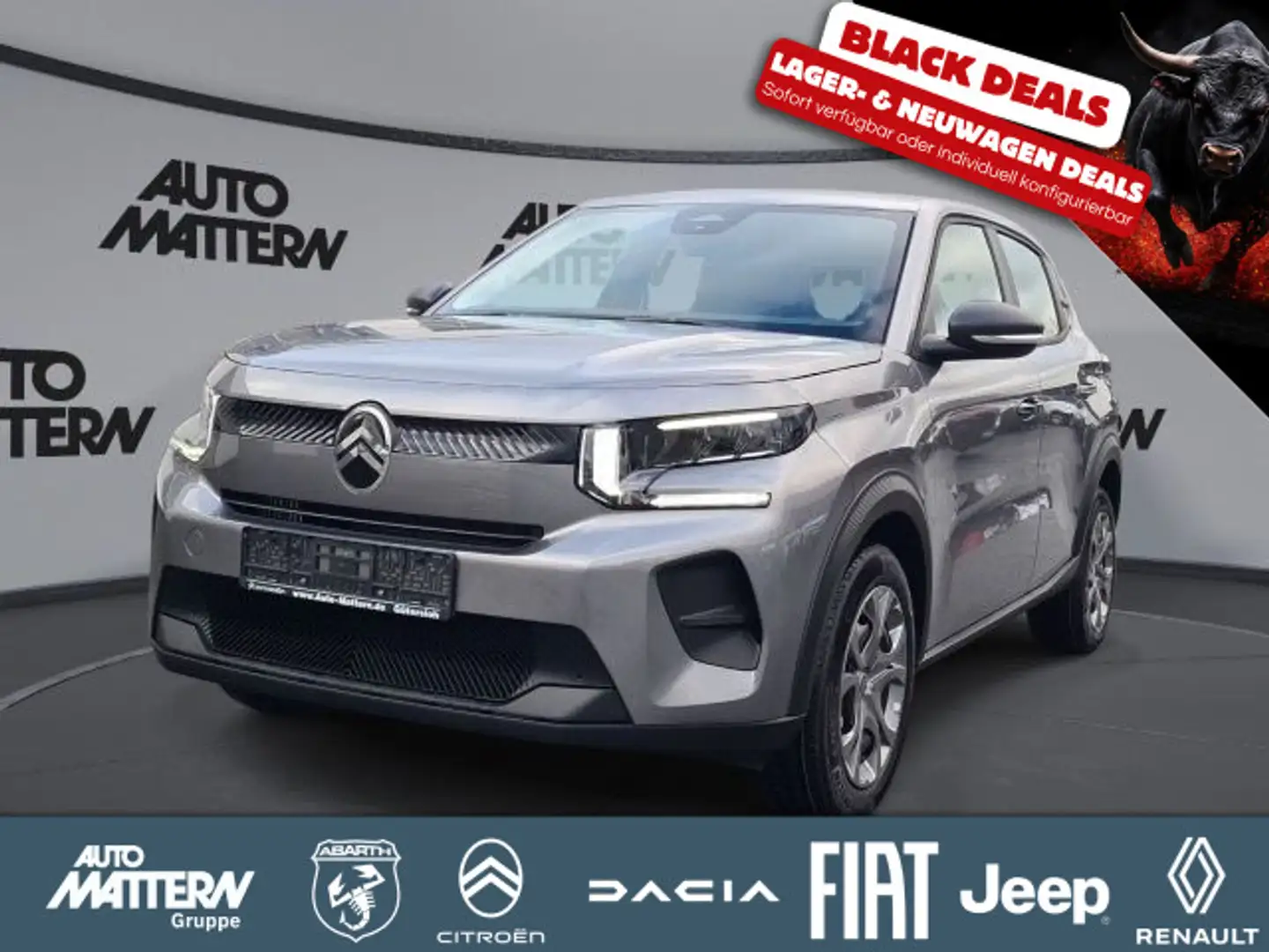 Citroen C3 Klima|PDC|LED|Bluetooth|10km BlackDeal Grijs - 1